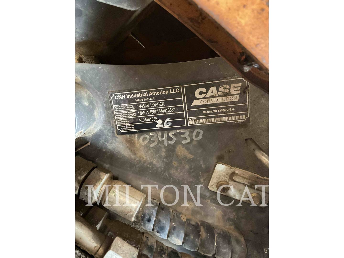 Case TV450B_CS, Skid Steer Loader, 940 hours, S/N: NLM491635, 2020 - Image 6