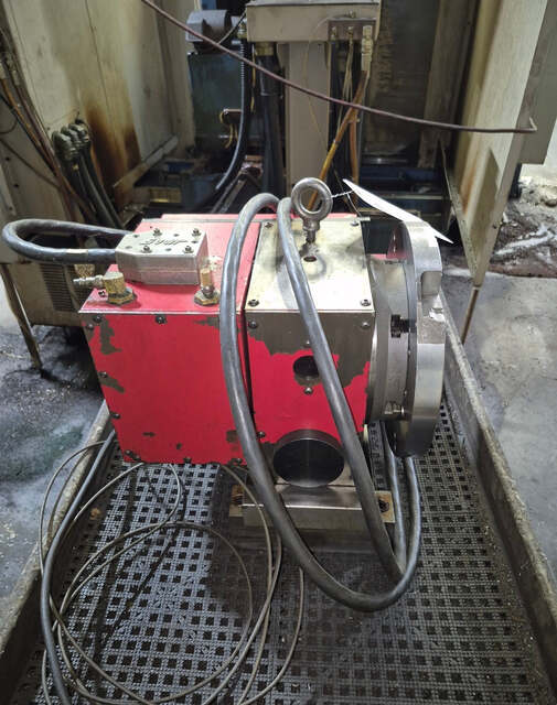 8.3" Haas #HRT210-SP, 4-Axis CNC Rotary Table Indexer, T-slotted face, 17-pin connector, SC-01M Servo - Image 3