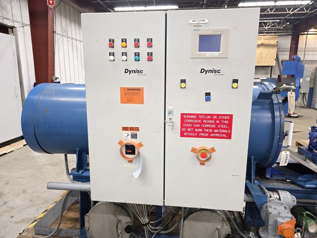 15.5" width x 60" L Dynisco/Nordson BKG #JC-1760, Pyrolysis Cleaning Oven, 800-900&deg;F, 25" Hg Vacuum, 7.5 HP - Image 4