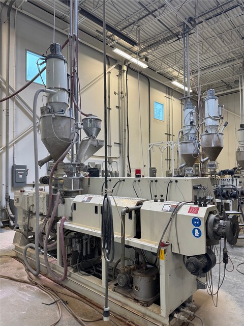 2.95" Krauss Maffei #KMD-75/32, Parallel Counter-Rotating Twin Screw Extruder, 32:1 L/D, 51 HP, Air-Cooled, 5 - Image 6