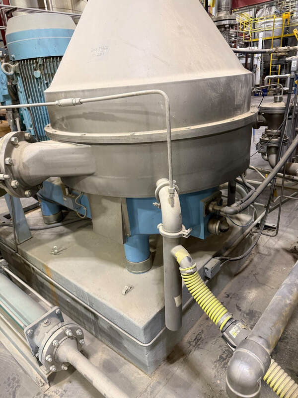 Westfalia GEA #CRA500-06-777, disc stack nozzle clarifier, 90 kW motor, 380/400/420 V., 3-Ph., 60 Hz, belt - Image 2