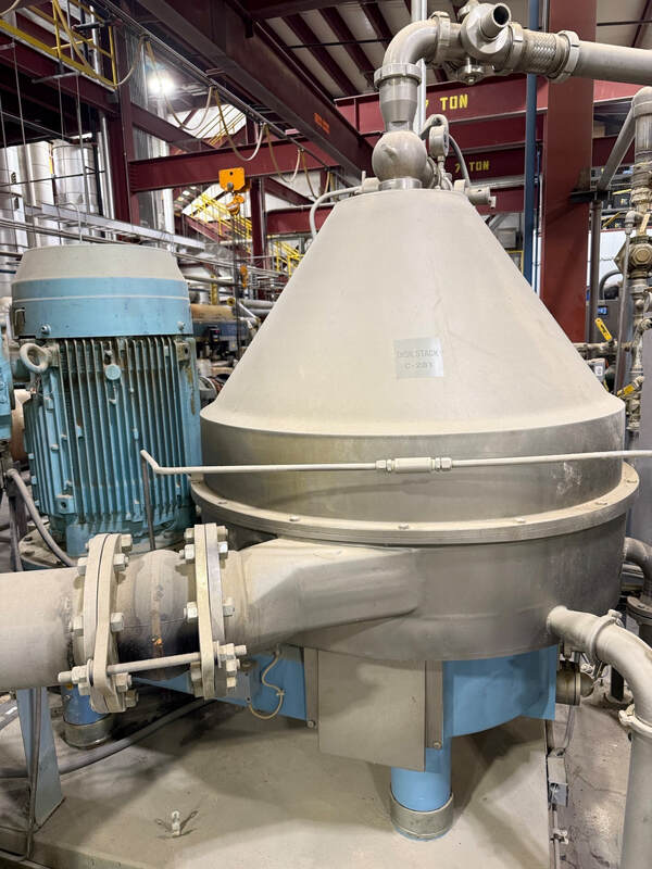 Westfalia GEA #CRA500-06-777, disc stack nozzle clarifier, 90 kW motor, 380/400/420 V., 3-Ph., 60 Hz, belt - Image 4