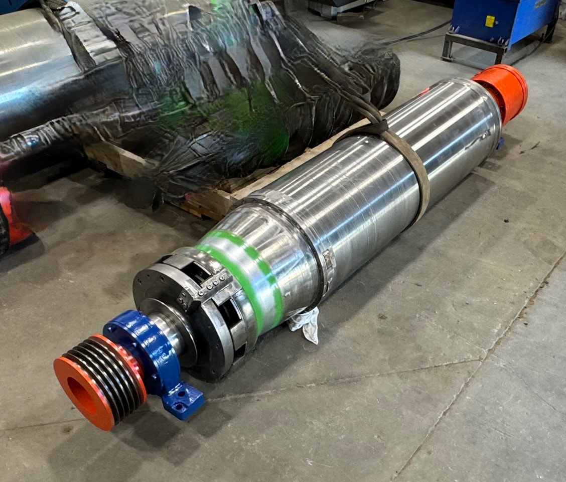 18" x 75" Tomoe #TDM050, decanter centrifuge, 125 HP main, 20 HP back drive, 8.5° beach, 152:1 gearbox - Image 2