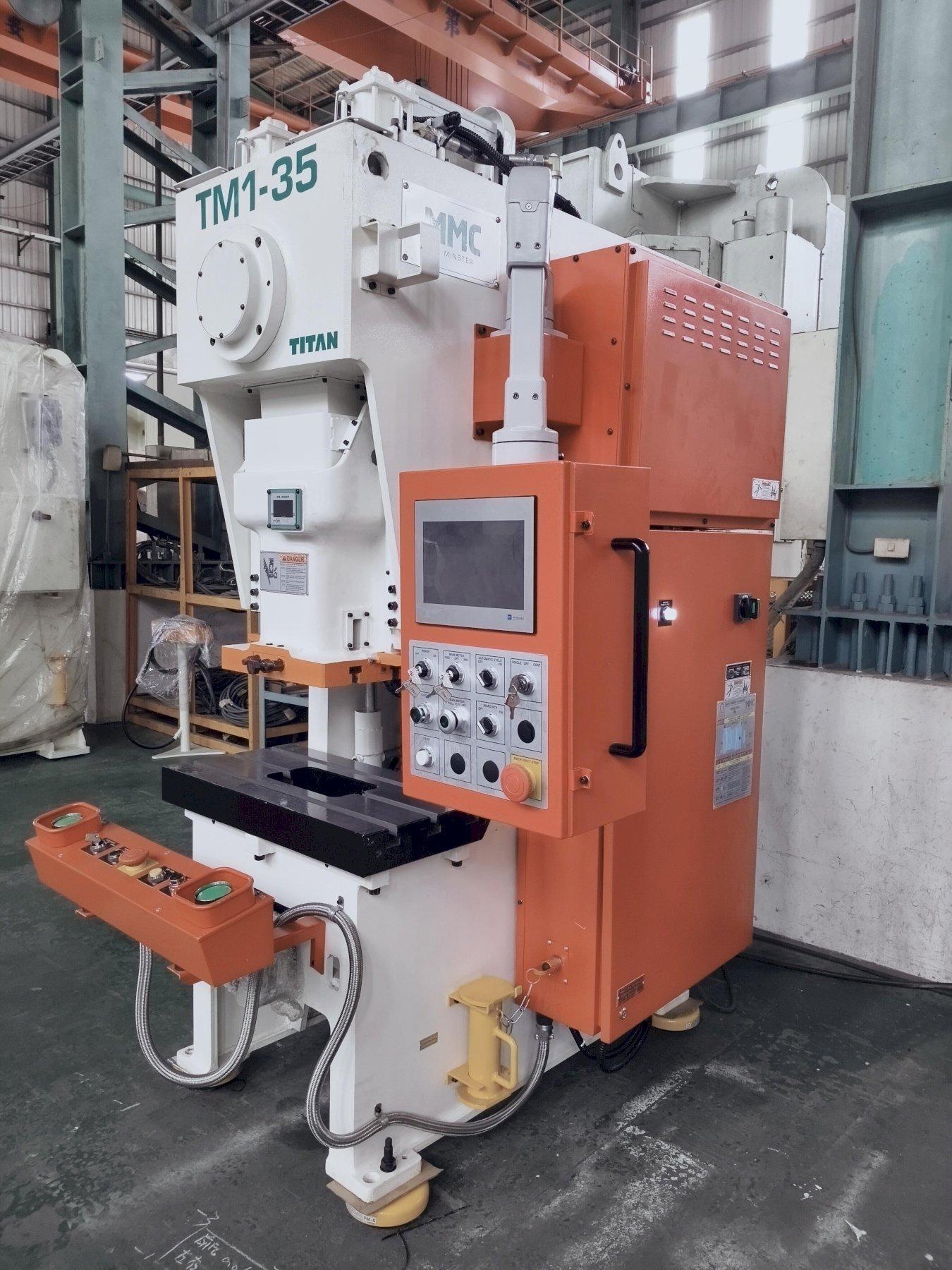 37 Ton, Stock Minster MMC Titan #TM1-35, single point gap press, 2.75" stroke, 8.66" Shut Height, 2.16" adj. - Image 3