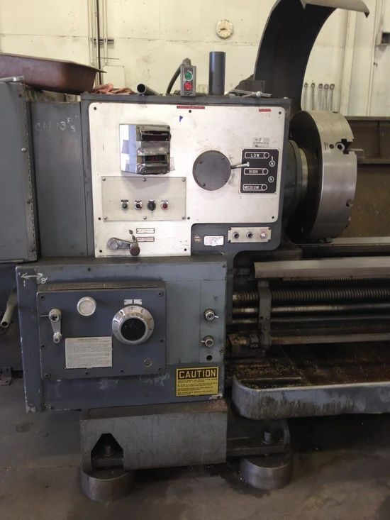26" x 120" Lodge & Shipley #Powerturn-2516, Oil Field & Hollow Spindle Lathe, 6" spindle bore, 24" chucks, 30 - Image 4