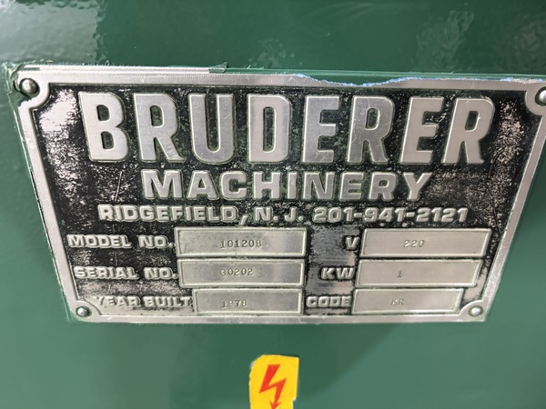 4.7" x 0.05" Bruderer #1012.1, Coil Straightener/Leveler, 19 rolls, 0.39" roll diameter, variable speed, 220 - Image 2