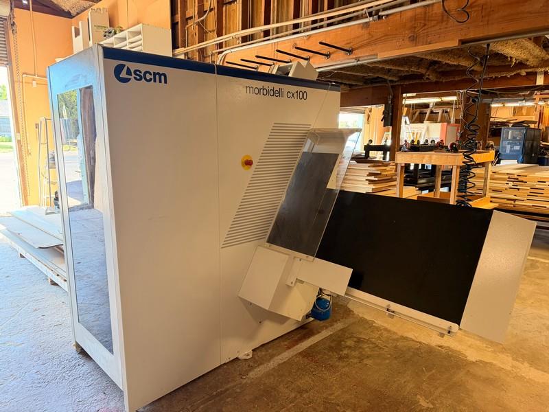 Morbidelli #CX-100, Vertical CNC Machining Center, 120" X, 35" Y, 4.92" blade diameter, 3 HP boring unit - Image 2