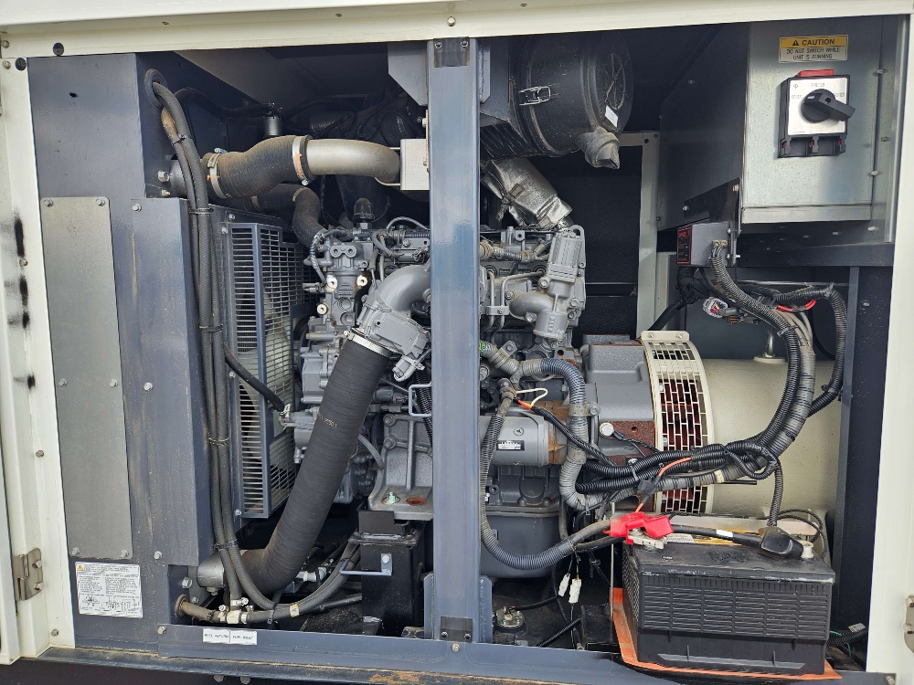 55 KW Allmand #MP65-8E1, 120/240/208/277/480 Volts, 1703 hours, Isuzu BR-4JJ1X engine, trailer mounted, Tier - Image 2