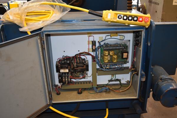 6000 lb. Pandjiris #60-12AB, welding positioner, Gripper B-60 chuck, hand pendant controller - Image 6