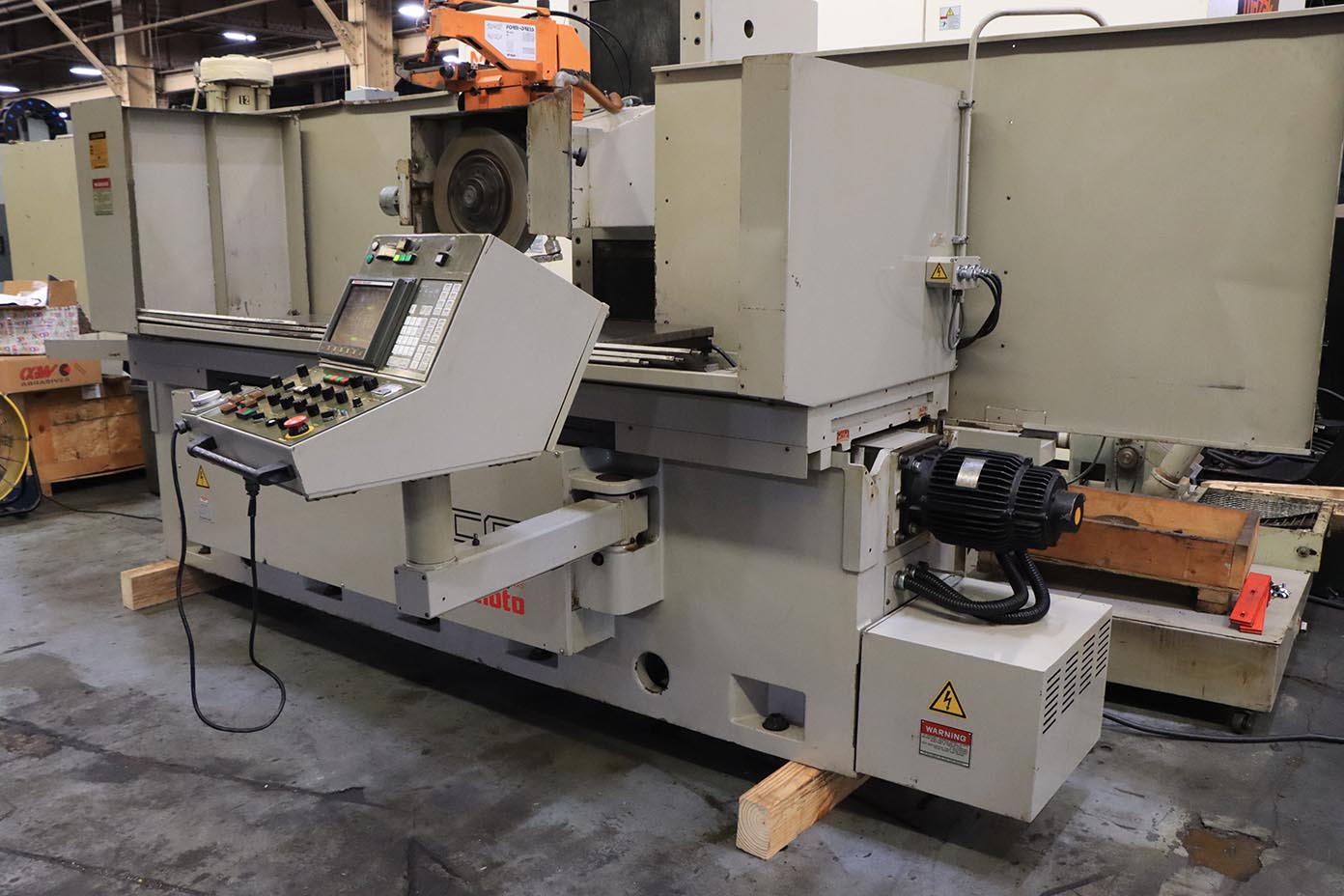 24" x 60" Okamoto #ACC-2460ST, CNC surface grinder, 20" x 3" x 8" wheel, Fanuc 21-G, servo ballscrews - Image 6