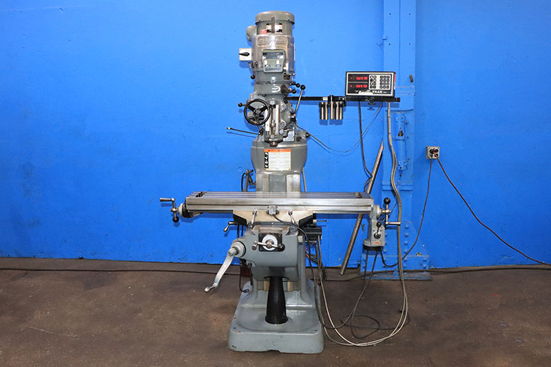 Bridgeport #Series-I, variable speed vertical mill, 9" x42" tbl., 2 HP, 36" X, 12" Y, 16" Z, R-8, Trak 2-Axis - Image 1