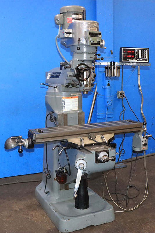 Bridgeport #Series-I, variable speed vertical mill, 9" x42" tbl., 2 HP, 36" X, 12" Y, 16" Z, R-8, Trak 2-Axis - Image 3