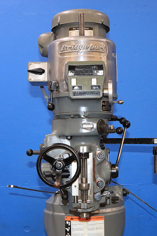 Bridgeport #Series-I, variable speed vertical mill, 9" x42" tbl., 2 HP, 36" X, 12" Y, 16" Z, R-8, Trak 2-Axis - Image 5