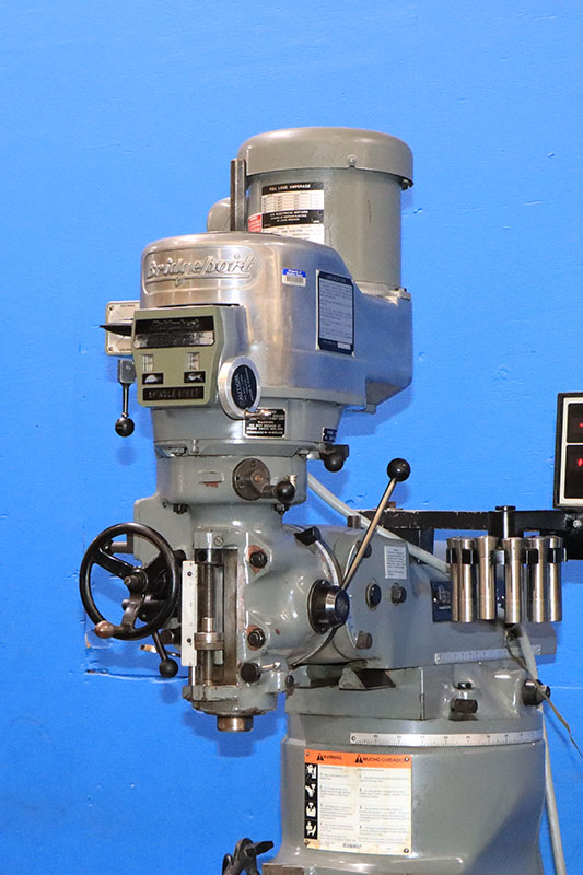 Bridgeport #Series-I, variable speed vertical mill, 9" x42" tbl., 2 HP, 36" X, 12" Y, 16" Z, R-8, Trak 2-Axis - Image 6