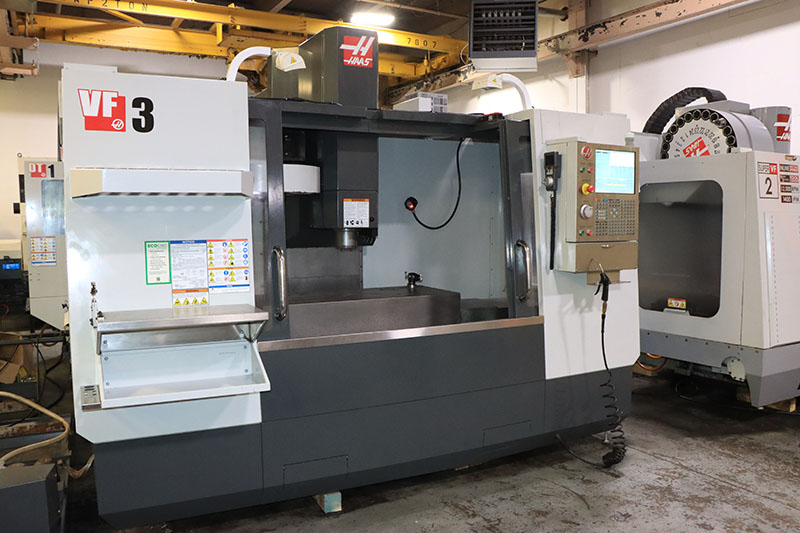 Haas #VF-3, CNC vertical machining center, 20 automatic tool changer ...