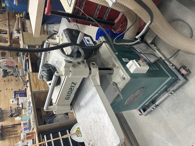 Grizzly #G1021Z, Helical Head Planer, 15" Capacity, 3 HP, 2023 - Image 1