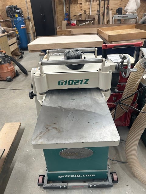 Grizzly #G1021Z, Helical Head Planer, 15" Capacity, 3 HP, 2023 - Image 2