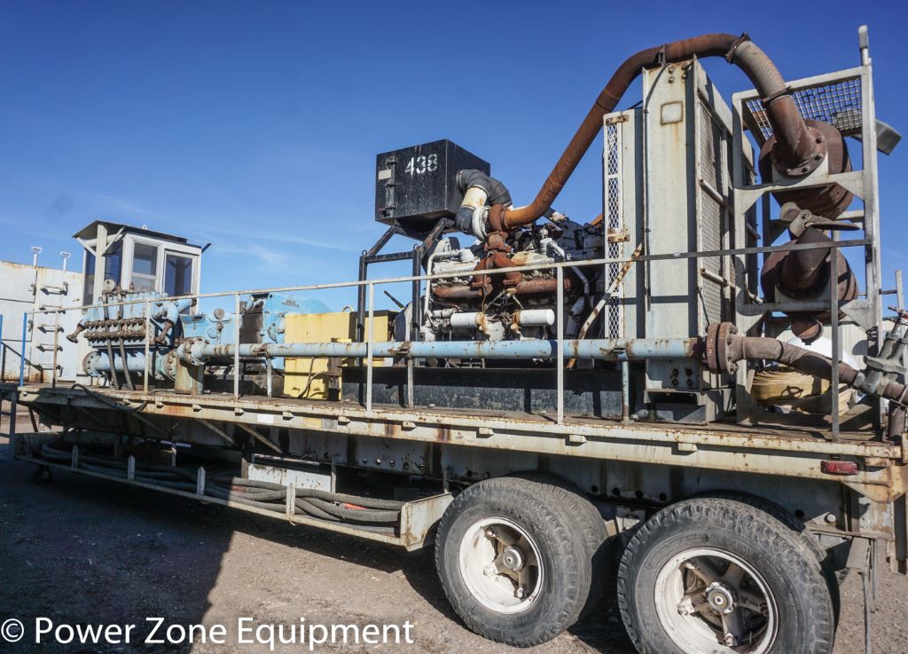 730 HP Detroit Diesel #16V-92T, Diesel Engine, 1800 RPM, 5" stroke, Hydroblaster pump system - Image 7