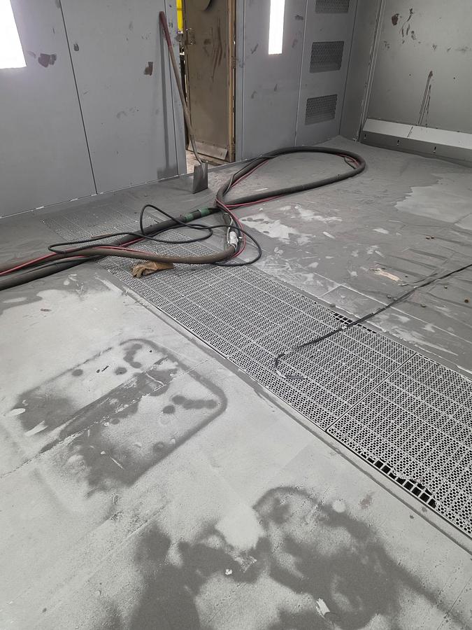 192" wide x 144" H x 432" L ABS, Walk-In Abrasive Blast Room, dust collector, 2021 - Image 10