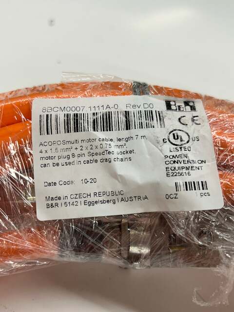 b & r automation acopos multi motor cable, 4x 1.5 mm2, 8-Pin SpeedTec - Image 3