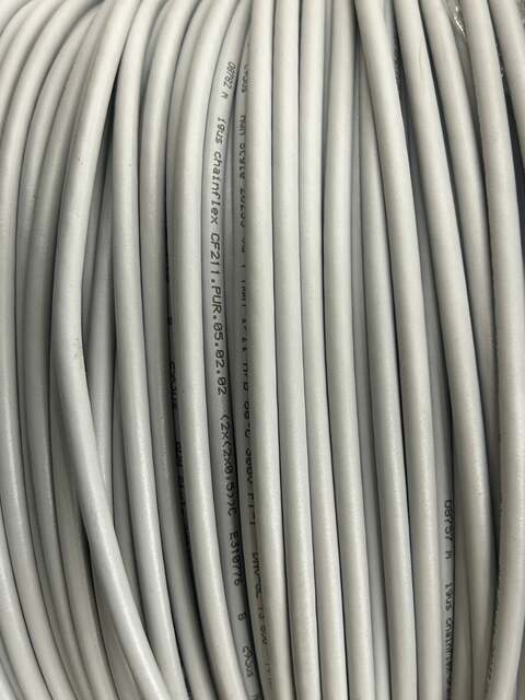 igus chainflex data cable cf211.pur.05.0, 20 AWG, 1,000 Ft Spool - Image 4