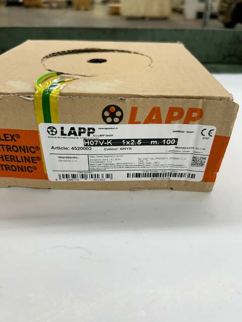 Lapp Hook-Up Wire 4520002 14 AWG, 2.5 mm, 100 m - Image 2