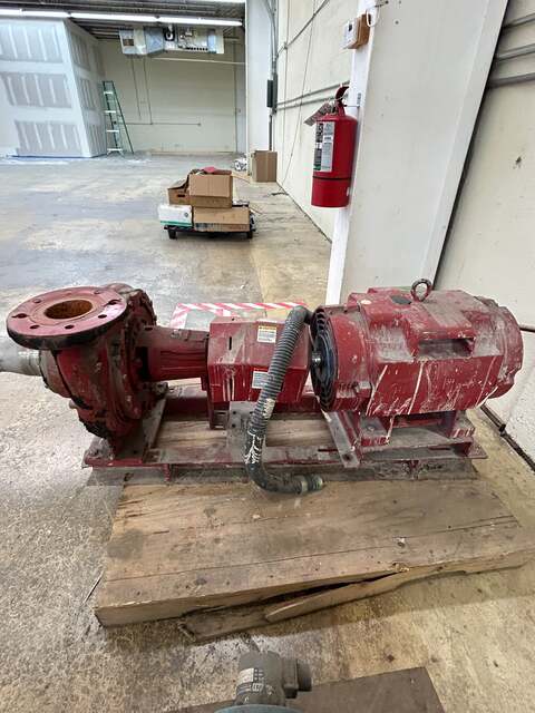 Bell & Gossett e-1510 SSF End Suction Pump Assembly - 50 HP, 1800 RPM, Base Mounted - Image 3