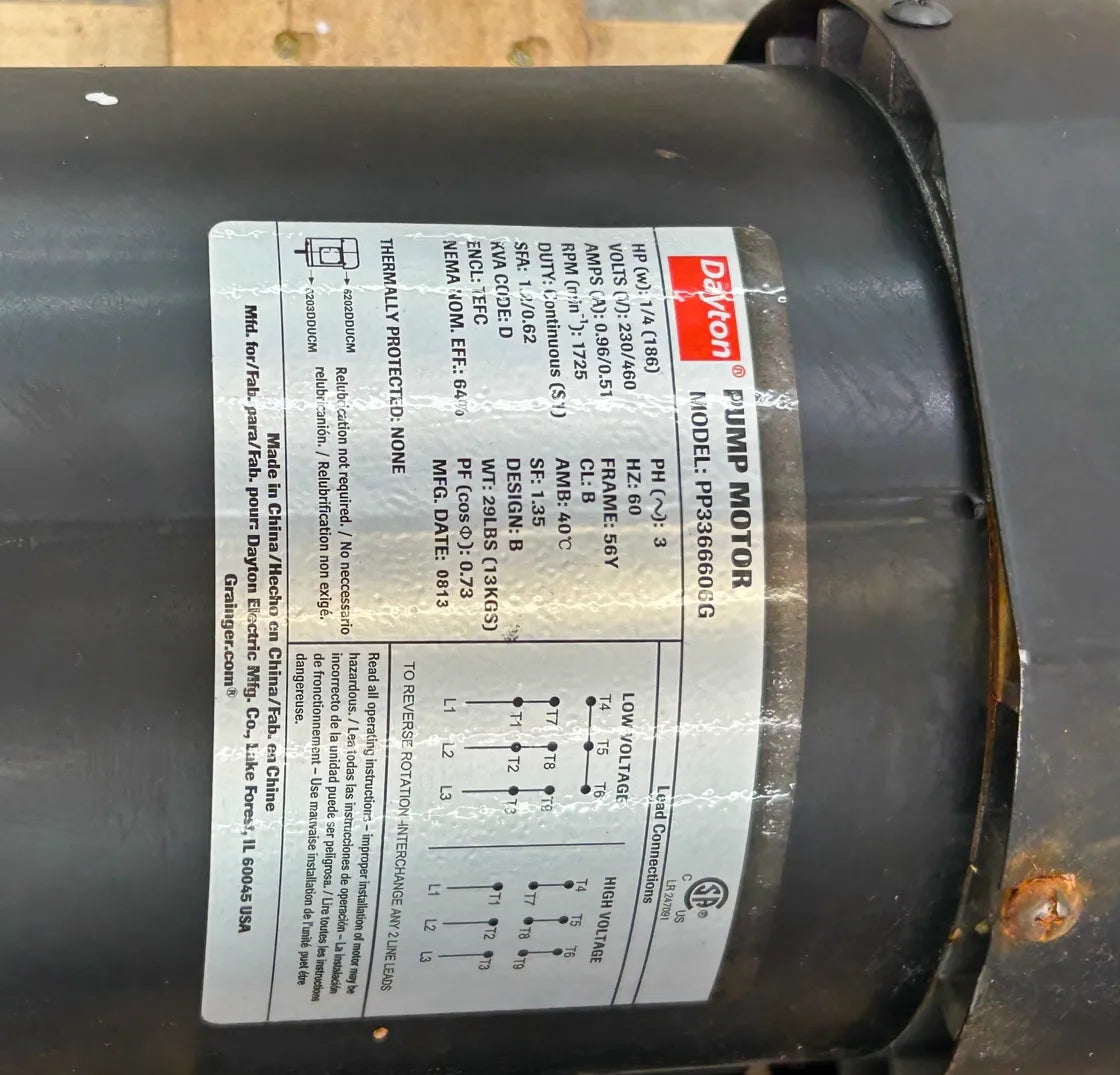 Dayton Coolant Pump 4JPG9 1-1/4 in. Inlet and Outlet 18 ft shut-off head - Image 7
