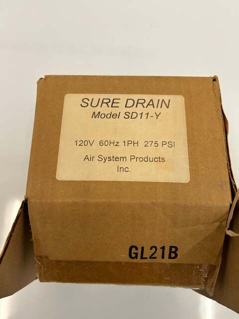 Sure-Drain SD11-Y Automatic Condensate Drain Valve - 120V, 275 PSI - Image 2