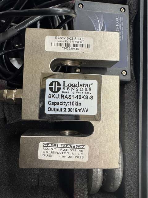 Loadstar Sensors S-Beam Load Cell Kit RAS1-10KS-S-CO3; DI-1000U 10,000 Lb Capacity 24-bit ADC Digitization - Image 4