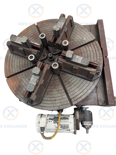Pratt & Whitney Motorized Rotary Table | 36 in. Table Diameter | Orientation: Axial - Image 1
