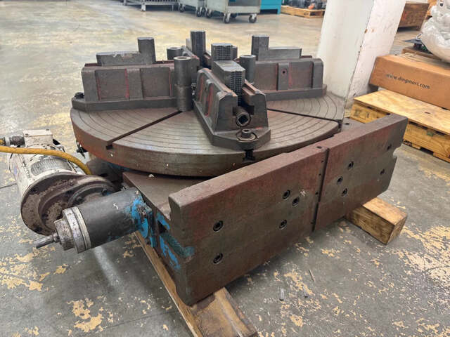 Pratt & Whitney Motorized Rotary Table | 36 in. Table Diameter | Orientation: Axial - Image 8