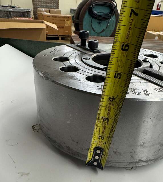 Samchully 4-Jaw Hydraulic Power Chuck HST-10 | 10 In. Chuck Diameter - Image 4