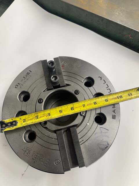 Samchully 4-Jaw Hydraulic Power Chuck HST-10 | 10 In. Chuck Diameter - Image 6
