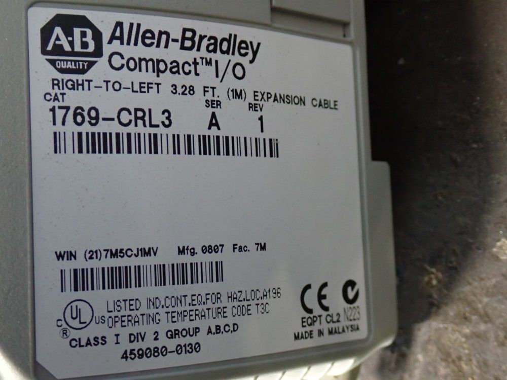 Allen Bradley #1769-CRL3, Right To Left Bus Expansion Cable (2 available) - Image 6
