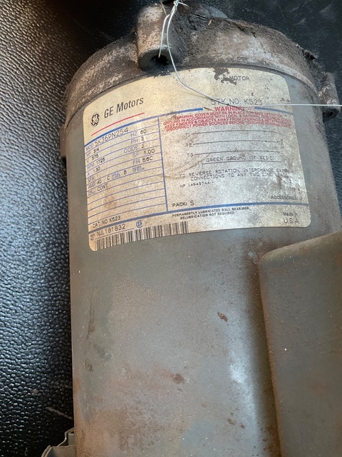 3/4 HP 1800 RPM General Electric Electric #5K36PN254, GE MOTORS 5K36PN254 3/4 3PH 575V 1800 TEFC MOTOR - Image 1