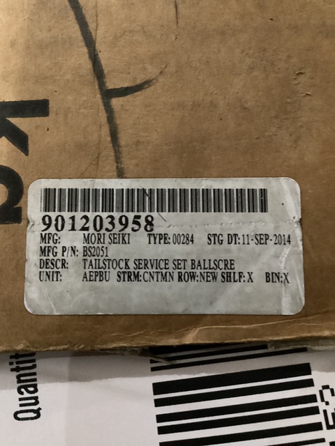 Mori Seiki #BS2051, TAILSTOCK BALL SCREW, NEW - Image 7