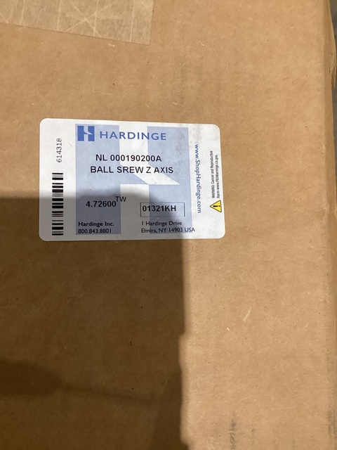 Pmi #nl000190200a, ballscrew hardinge nl000190200a precision ground ballscrew, new - Image 5