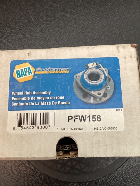 Napa #PFW156, PROFORMER SEALED WHEEL BEARING, NEW - Image 5