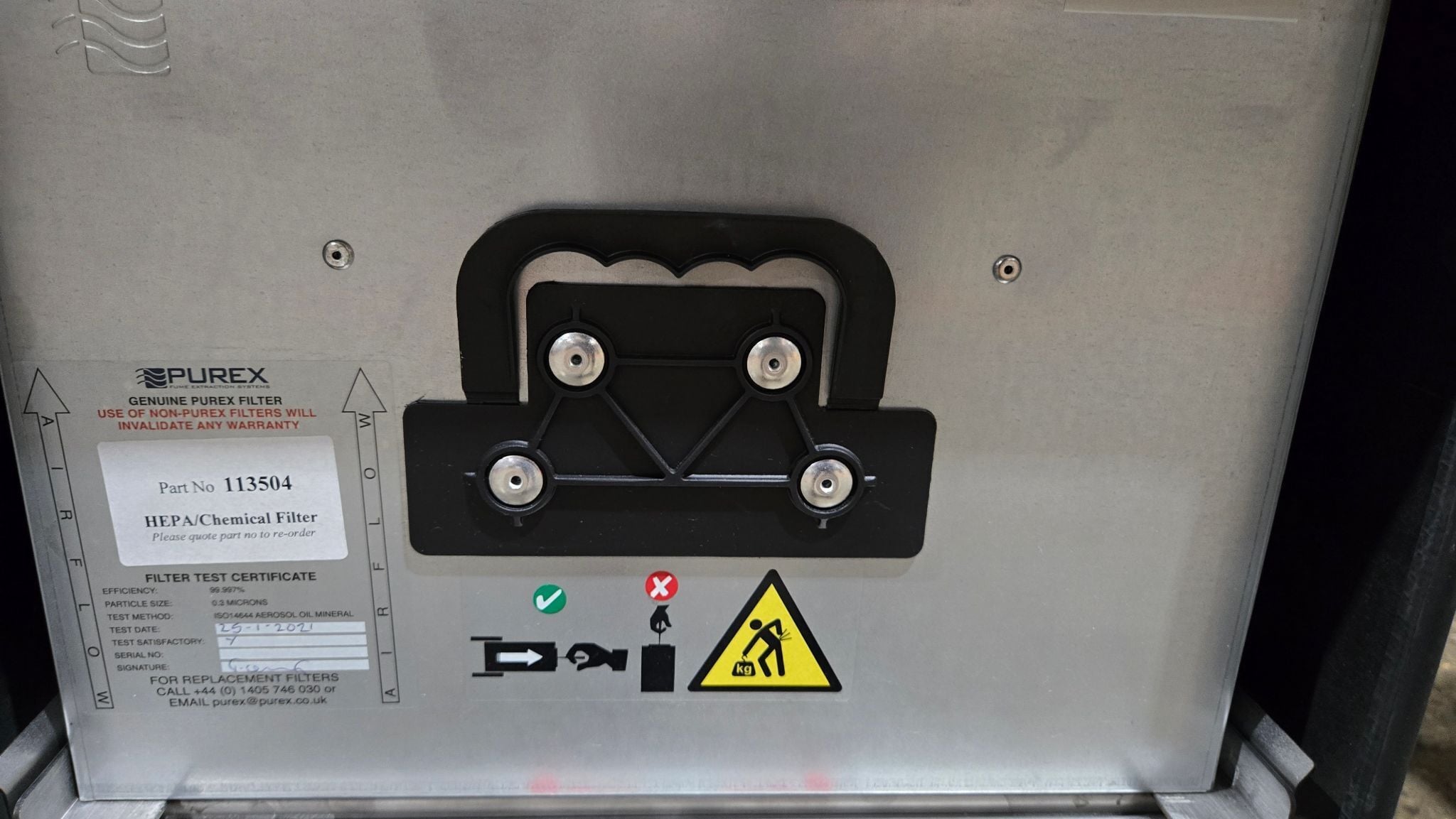 Purex #0LX4010D, 400i Digital Fume Extraction Unit 230V - Image 4
