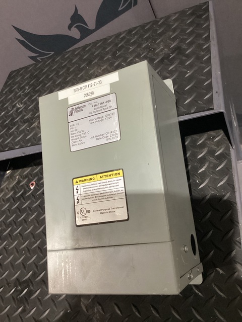 Jefferson Electric #416-1161-000, BUCK-BOOST TRANSFORMER - Image 1