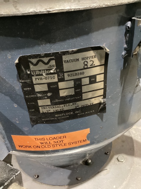 AEC Whitlock #PVH-071G, VACUUM HOPPER LOADER - Image 5