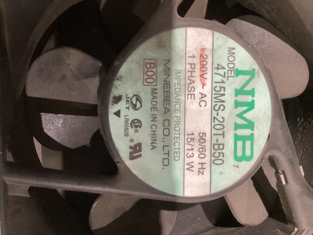 MINEBEA COOLING FAN 4715MS-20T-B50 USED - Image 5