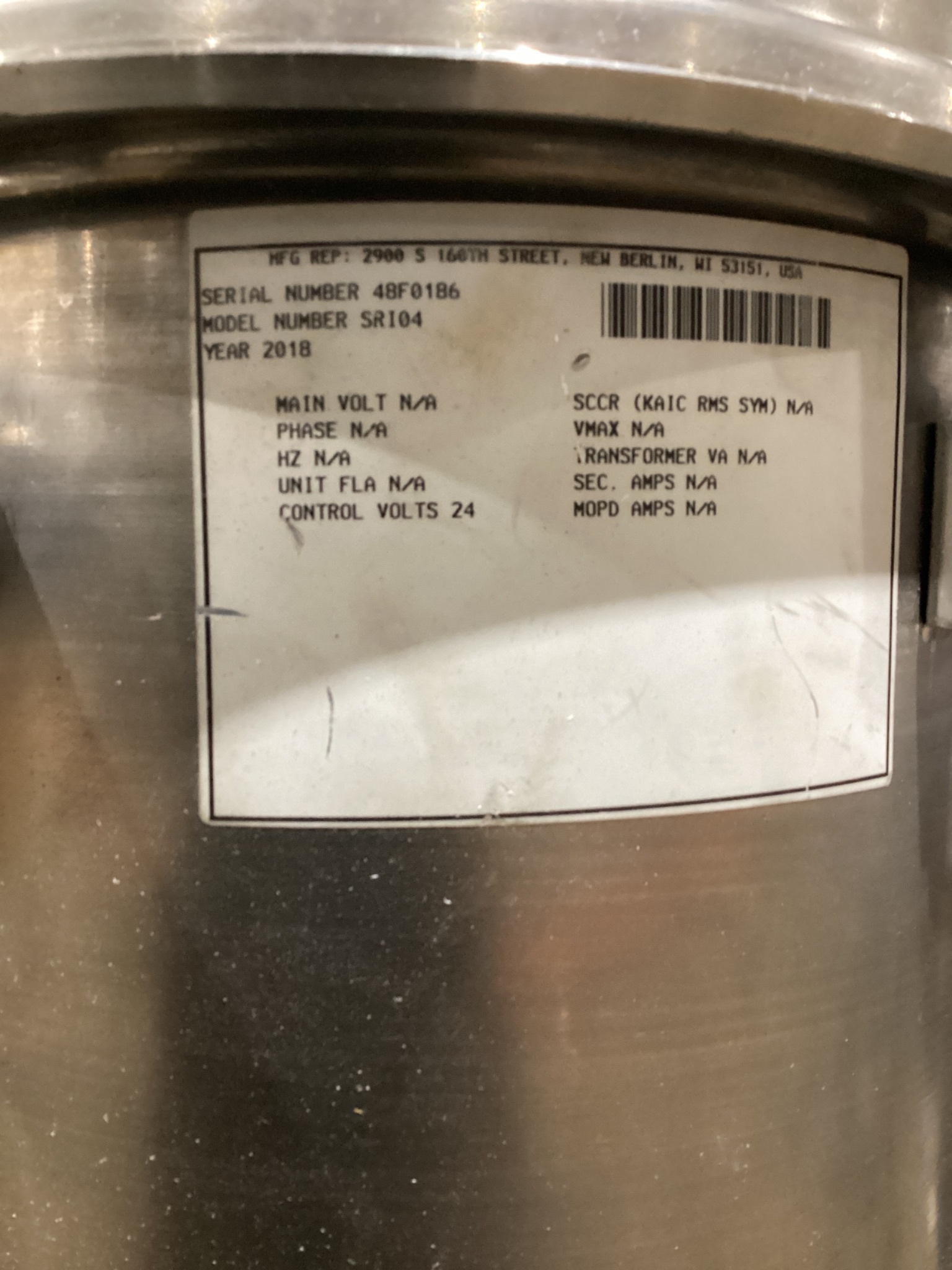 AEC Whitlock #SRI04, Vacuum Hopper - Image 5