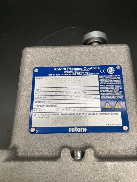 Rotork #MV-1010-D-1-0.05/100-0.09-1.375-TJ012, PNEUMATIC LINEAR ACTUATOR - Image 3