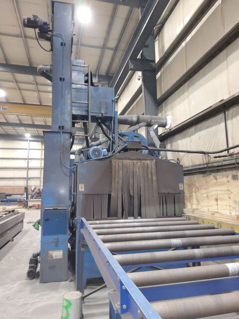 Pangborn #ES-1821-109, ES-1921-109 ROTOBLAST STRUCTURAL STEEL BLAST MACHINE - Image 2