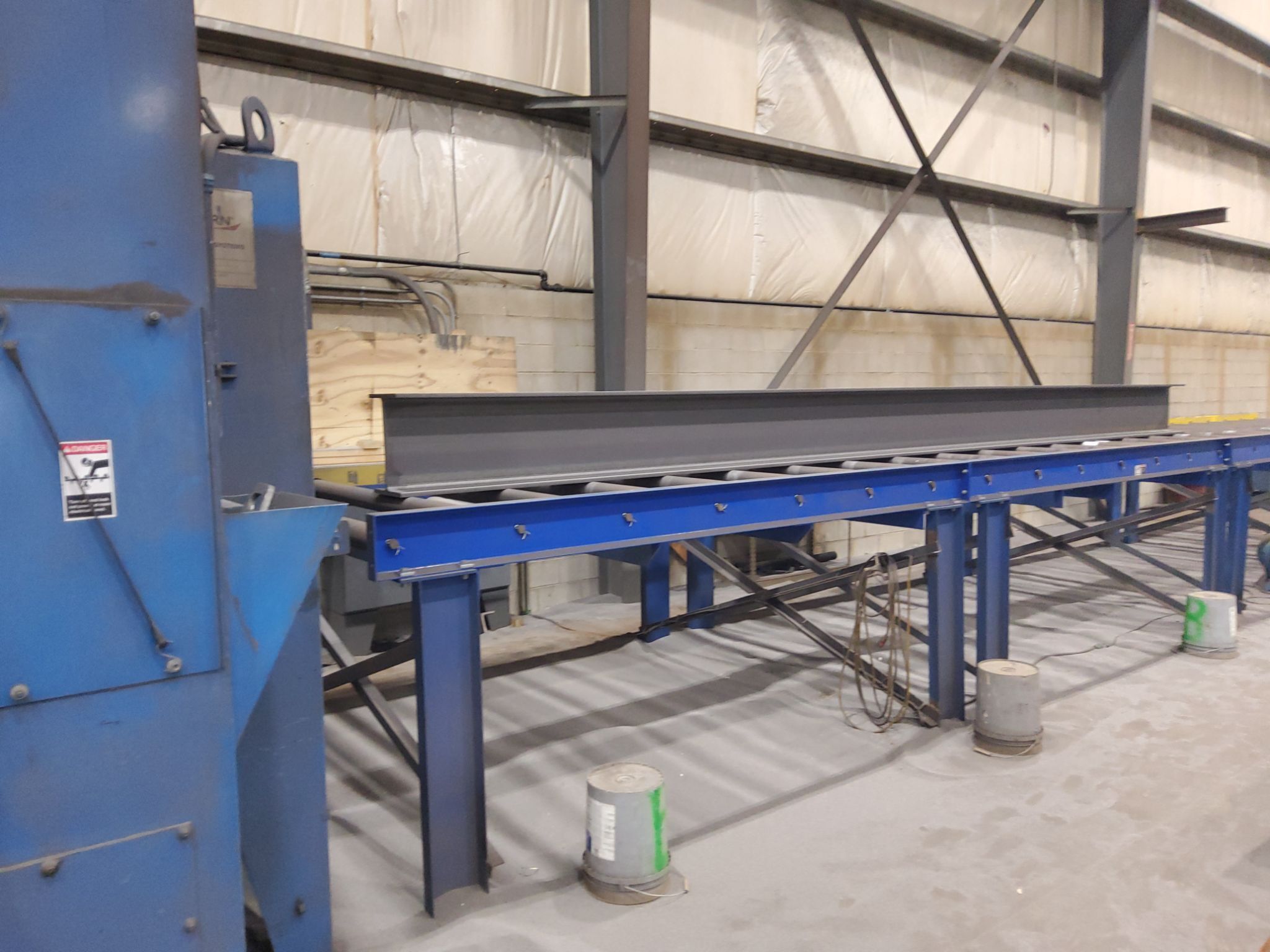 Pangborn #ES-1821-109, ES-1921-109 ROTOBLAST STRUCTURAL STEEL BLAST MACHINE - Image 6