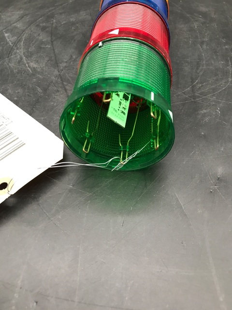 Siemens #8WD4 5-TIER STACKLIGHT, GREEN RED AMBER BLUE BLACK - Image 3