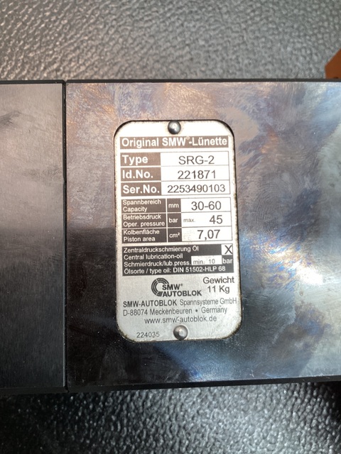 Smw #SRG-2, AUTOBLOK SRG-2 GRINDING STEADY REST 3060MM RANGE - Image 7