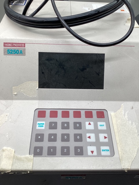 Hiac / Royco #5250A, HIAC/ROYCO 5250A LIQUID PARTICLE COUNTER - Image 5